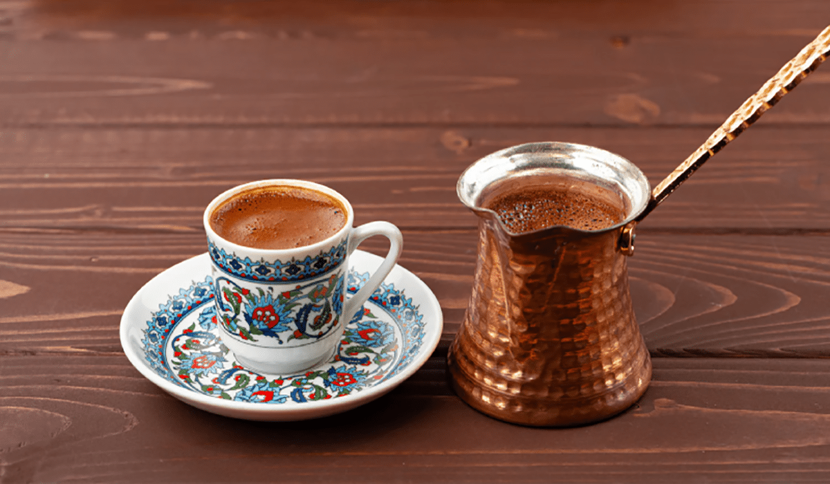 روش دم آوری قهوه ترک